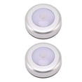thumbnail image 4 of Motion Sensor Night Light Eye Protection Round Small LED Induction Lamp for Closet Drawer Bed Bottom 2pcs White Light, 4 of 14