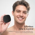 thumbnail image 5 of 2-Pack Silicone Face Scrubber - Manual Waterproof Facial Cleansing Brush For Men & Women, Soft Exfoliating Face Wash Brush, Black, 5 of 7