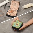 thumbnail image 7 of Coolnut Blooming Sunflower Travel Jewelry Box for Women and Girls, Small Portable Jewelry Case, Reusable Jewelry Organizer for Rings Earring Necklace Bracelet Storage Women Gifts, 7 of 7