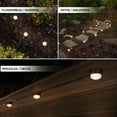thumbnail image 4 of Enbrighten Seasons Mini-Puck Color Changing LED Landscape Lights, 32ft, 6 Lights, 41366, 4 of 9