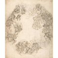 thumbnail image 3 of Anton Domenico Gabbiani 12x14 Black Modern Framed Museum Art Print Titled - A Gathering of Mythological Figures (1652-1726), 3 of 5