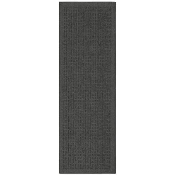 Hometrends Staircase Grey Polyester Accent Rug