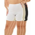 thumbnail image 1 of Underworks Cotton Inseam 8-inch Bloomers 3-Pack, 1 of 5