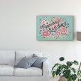 thumbnail image 3 of Trademark Fine Art 'Live in Bloom I Teal' Canvas Art by Janelle Penner, 3 of 4