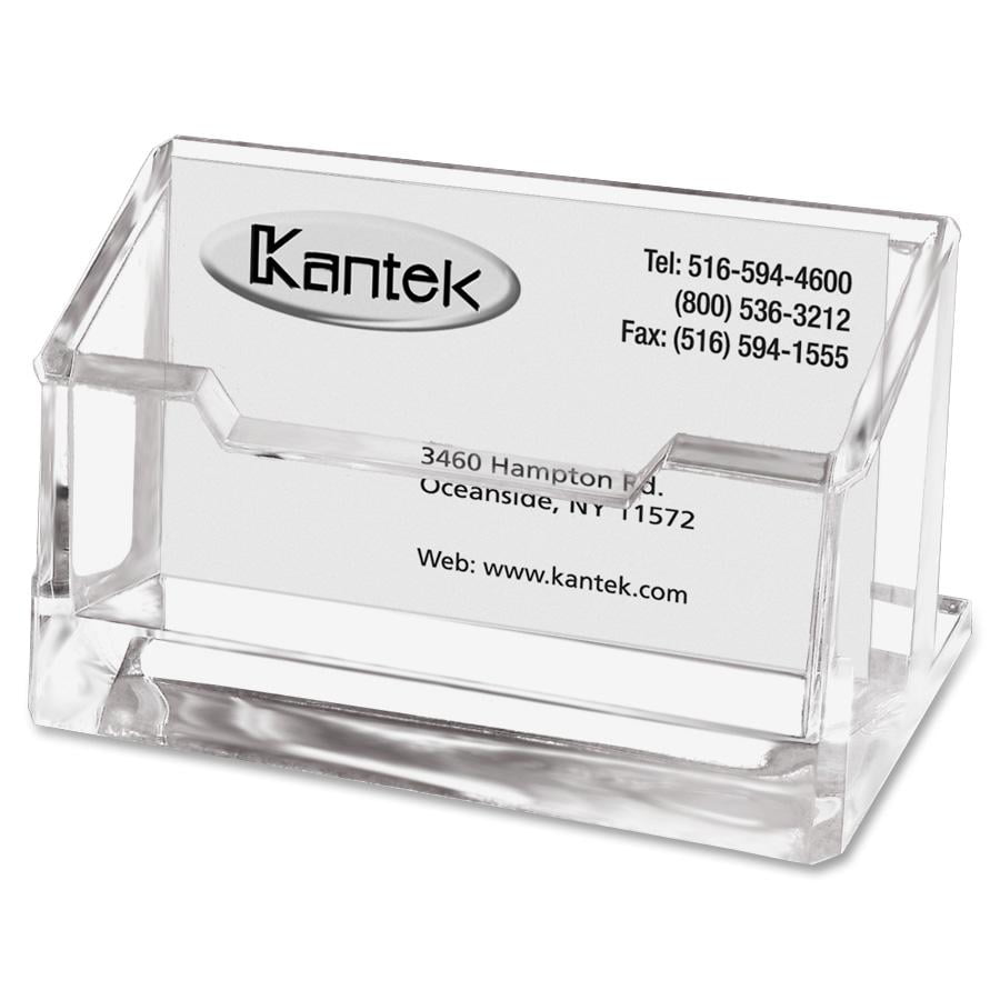 3-Tier Professional style clear Acrylic business card holder