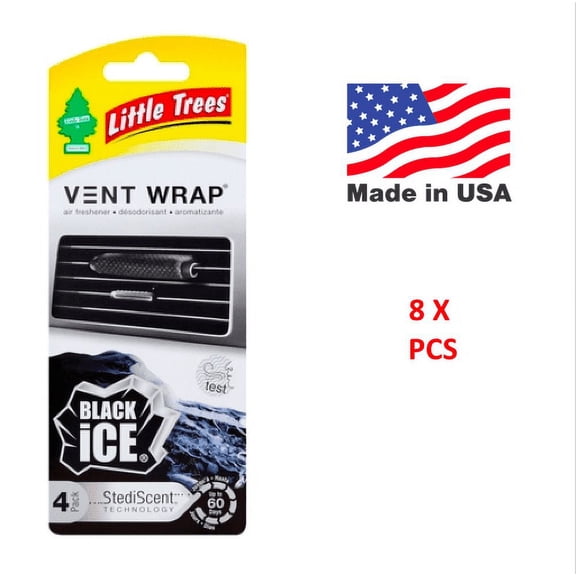 Vent Wrap Black Ice Little Trees CTK-52431 MADE IN USA Pack of 8