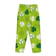 thumbnail image 5 of Sigee St Patrick's Day7 Print Women's Soft Pajama Pants - Breathable and Comfortable Lounge Sleep Bottoms with Elastic Waistband and Pockets-, 5 of 9