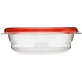 thumbnail image 2 of Rubbermaid TakeAlongs Square Food Storage Containers, 669 mL (2.9 Cup), Ruby Red, 4 Pack, 2 of 6