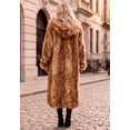 thumbnail image 5 of Roaman's Women's Plus Size Hooded Faux Fur Coat, 5 of 6