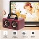 thumbnail image 5 of Altavoz Portátil de Madera con Bluetooth 5.0 Estéreo de Doble Canal con Radio FM, Sonido de Alta Fidelidad, Tarjeta TF, Soporte AUX A, 5 of 5
