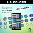 L.A. COLORS 18-Color Eyeshadow Makeup Palette, Shady Lady, 0.70 fl oz ...