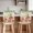 Yellow, variant on Mushroom Chair Back Cover for Dining Room Set of 6, Fox Botanical Leaf Green Black Butterfly Removable Kitchen Chair Slipcovers, Washable Seat Protector for Restaurant Party Banquet Wedding Décor