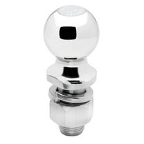 Reese 63909 Packaged Class IV Hitch Ball, Chrome - 2" Ball x 1" x 2-1/8", 7,500 lbs.