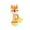 A, variant on Orangide Animals Hand Crank Baby Grip Toy Soothing Toy With Teething Glue Kneading Stick For Infant Sensory Development Soft Safe For Newborn