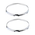 thumbnail image 4 of 1 Pair Snare Drum Hoop Ring Rim for Percussion Hoop Drum Hoop Instrument Instrument 12 Inch 6 Hole, 4 of 9