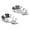 2 pack, variant on Shell Shaped Oysters Dishes Stainless Steel Serving Plate Heat Resistant Dipping Bowls Kitchen Accessory for Seafood