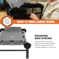 thumbnail image 3 of Disc-O-Bed Large Outdoor Convertible 2 Person Portable Camping Bunk Cots, Grey, 3 of 12