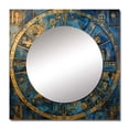 thumbnail image 2 of Designart "The Enigma Vintage Mandala Depiction" Modern Geometric Gold Large Square Mirror - Square Bedroom Mirror Printed Wall Decor - Modern Square Printed Wall Mirror Art, 2 of 5