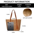 thumbnail image 3 of Kukuzhu Straw Beach Bag, Summer Woven Tote Bag Large Shoulder Handbag Straw Purses and Handbags for Women Vacation, 3 of 7