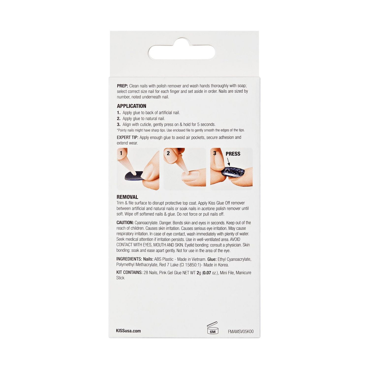 KISS Gel Fantasy Magnetic - Fake Nails - Chameleon - Coffin - Medium - 28 count, KISS Gel Fantasy Magnetic