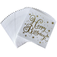 thumbnail image 1 of Hoja de oro de las servilletas del cóctel de la boda, servilletas de papel disponibles de la bebida del postre para la ducha de la boda, 1 of 5