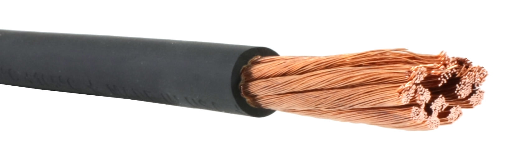 Made in USA #6 AWG Flex-A-Prene® Welding/Battery Cable Black 30 FEET 