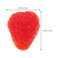 thumbnail image 3 of MLINS Lifelike Simulation Strawberry Slices for Decoration Made of PVC Red Color Reusable Lightweight 10 Pieces, 3 of 5