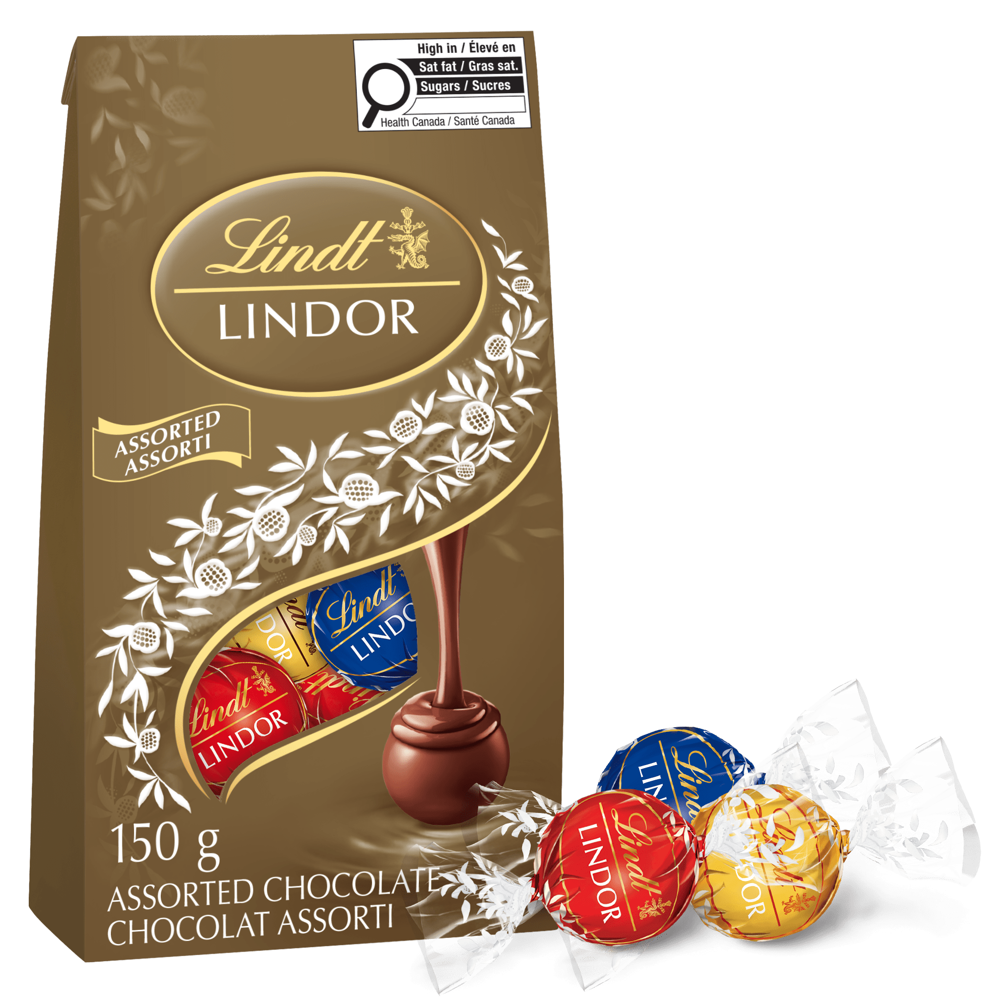 Lindt LINDOR Assorted Chocolate Truffles, 150-Gram Bag - Walmart.ca