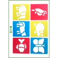 thumbnail image 3 of Children drawing Pattern with Different Shape Environmental Children drawing pattern PP Painting Stencil for School Project, 3 of 6