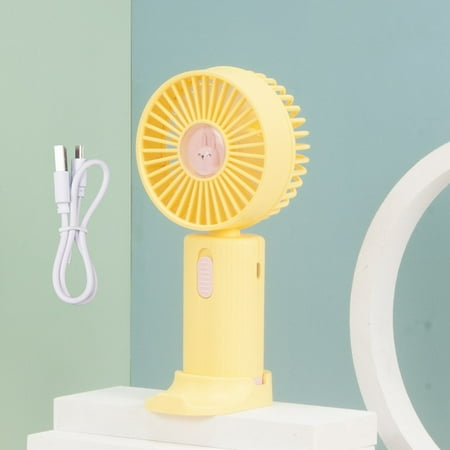 

FANJIE Summer Outdoor Travel Small Fan USB Fan Student Office Home Pink Portable