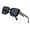 A, variant on 2PCS Halloween Devil Heart Sunglasses, Cute & Funny Glasses with Horns for Women Men, Clear Red Tinted Party Favors, Perfect for Halloween Parties