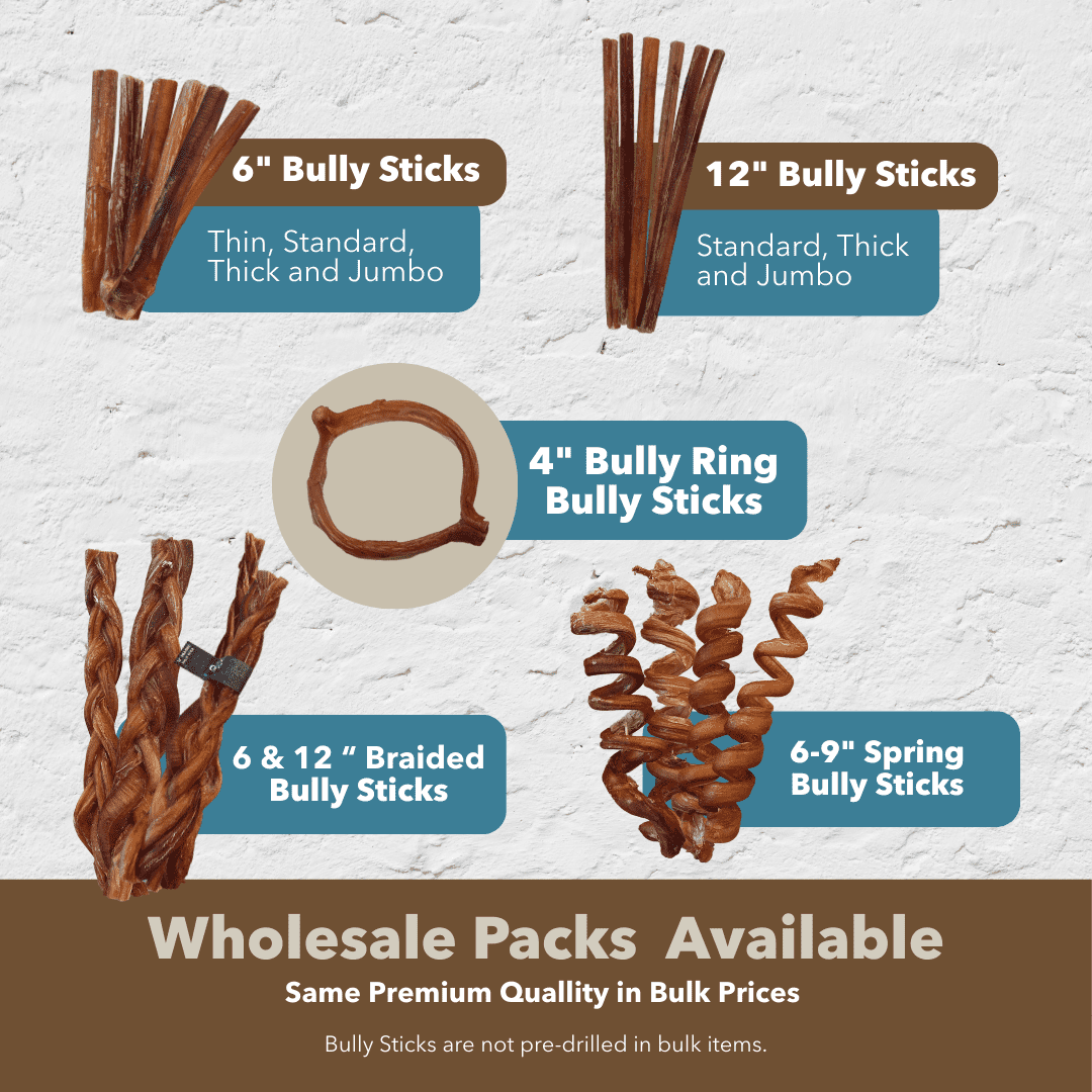 6" Thin Bully Sticks