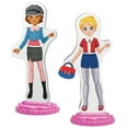 thumbnail image 3 of Quercetti: Magnetic Fashion Best Friends - Dress-Up Toy, 2 Large Standing Magnetic Dolls, Clothes-Accessories, Design & Style Outfit Playset, Kids 5+, 3 of 8
