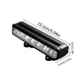 thumbnail image 4 of CZSCPDAW USB Rechargeable Bike Light 1800 Lumens, IPX5 Bicycle Headlight with Power Bank Function, 4 Modes (Low/high/all/flash), 4 of 9