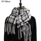 thumbnail image 2 of Bufanda de otoño invierno para mujer, bufanda Sugezi de flujo clásico, cálida bufanda a cuadros MFZFUKR CPB-YY184-2, 2 of 5