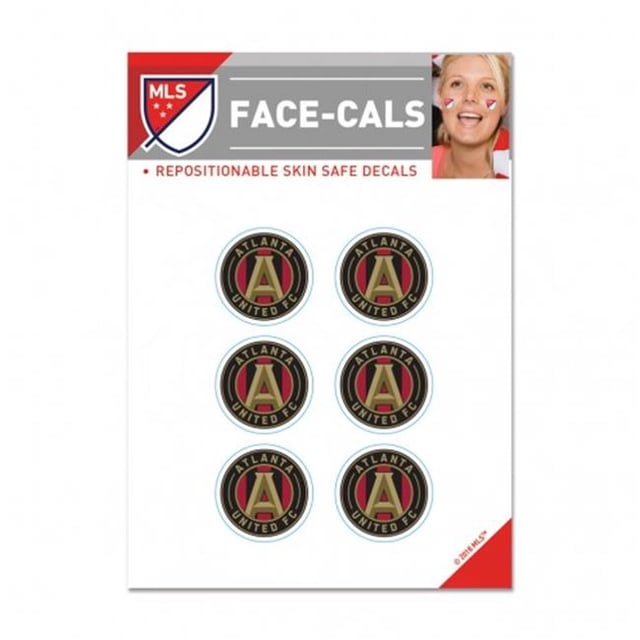 Wincraft 1493476051 MLS Atlanta Unis FC Tatouage Visage Cals