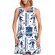 thumbnail image 1 of Easygdp Skiing Enthusiast para Vestido Transpirable de Mujer, Vestido Suelto de Manga Corta con Pliegues y Bolsillos para el Verano, 1 of 7