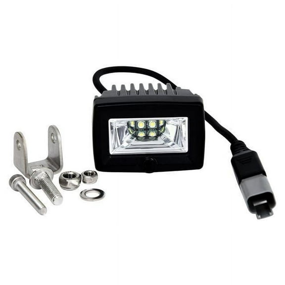 KC HiLiTES C-Series 2in. C2 LED Light 20w Area Flood Beam (Single) - Black