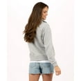 thumbnail image 2 of Boxercraft BW5401 Ladies Ls Lace Up Pullover-Oxford Heather-2XL, 2 of 4