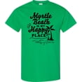 thumbnail image 3 of Inktastic Myrtle Beach is My Happy Place with Palm Trees T-Shirt, 3 of 5