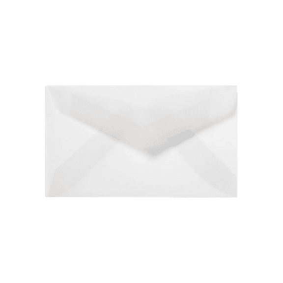 LUXPaper #3 Mini Envelopes, 2 1/8 x 3 5/8, Clear Translucent, 50/Pack