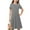 Gray, variant on Clothes Under $5.00 Girls Lisbinx 2025 Summer Dresses for Girls Summer Dresses Short Sleeve Crewneck Princess Style Modern Fit Workout Solid Plus Size Little Girl Dresses for Picnic Outing