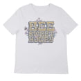 thumbnail image 5 of Bee Sweet Honey Crew Neck Short Sleeve Women's White T-shirt-XL, 5 of 7