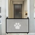 thumbnail image 3 of Puerta de malla para perros, valla para cachorros, protección portátil, divisor de habitación, valla para mascotas Estilo D, 3 of 6