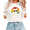 White-2, variant on Women World's Best Cat Dad Ever Retro Sunset Cat Family Graphic Tees T Shirt Tops Round Neck Printed Cotton T Shirt Black S-5XL