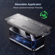MAGIC JOHN 2 Pack Screen Protector for iPhone 14 Pro Max Tempered Glass HD Clear Screen Saver Shockproof Ease of Installation