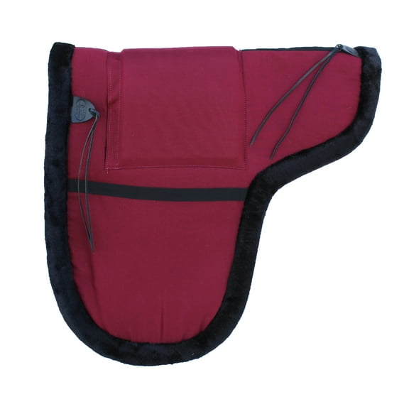 Australian Correcta Fitment Wool Moisture Wicking Horse Pad Maroon 109SP566MR