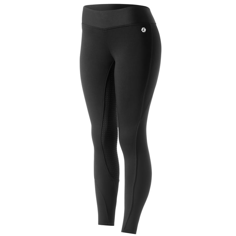 Horze Womens Active Winter Silicone Full Seat Tights 
