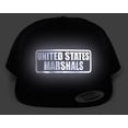 thumbnail image 2 of US Marshals Hat, baseball caps, reflective imprint., 2 of 3