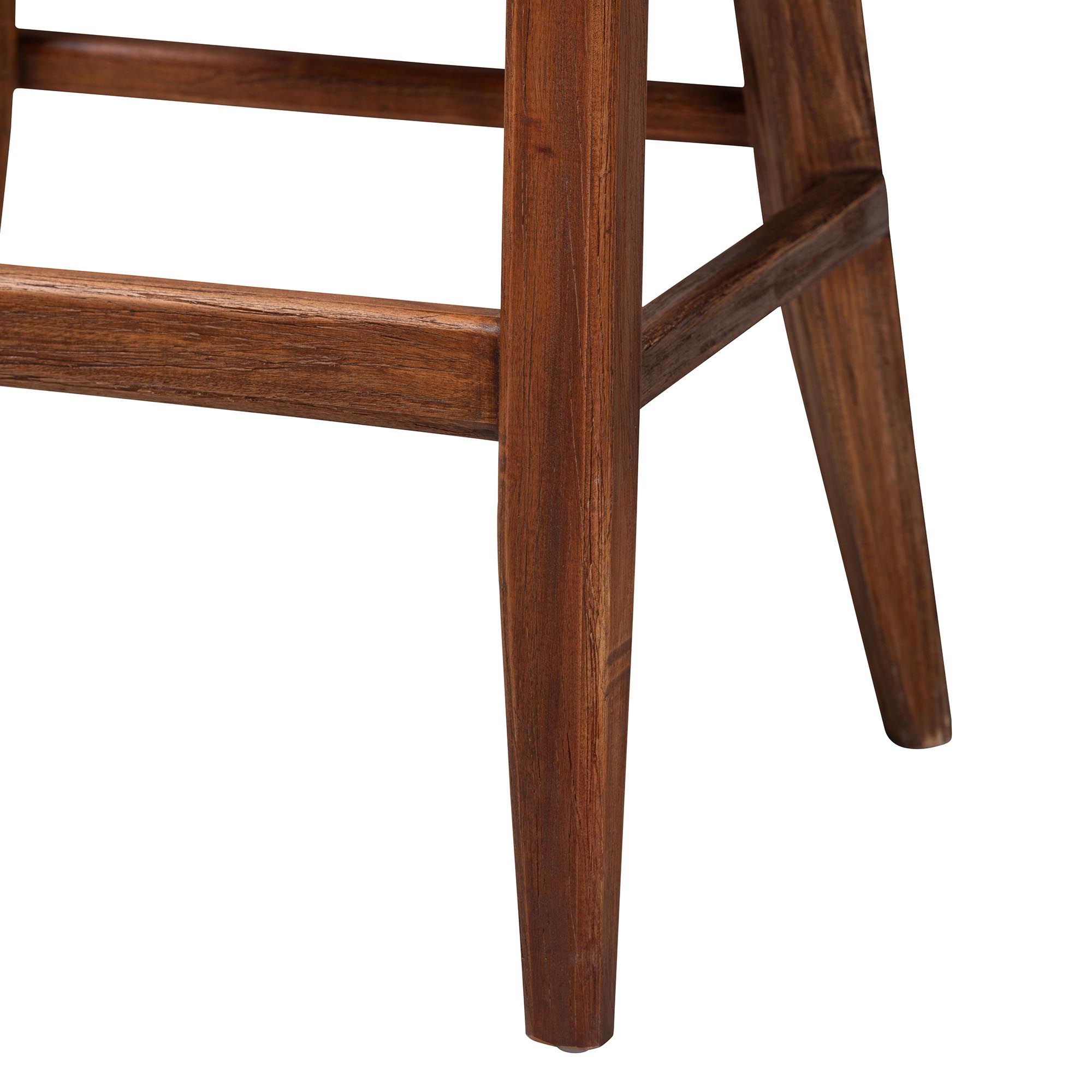 bali & pari Jasper Boho Bar Stool, Bar Height, Brown Wash